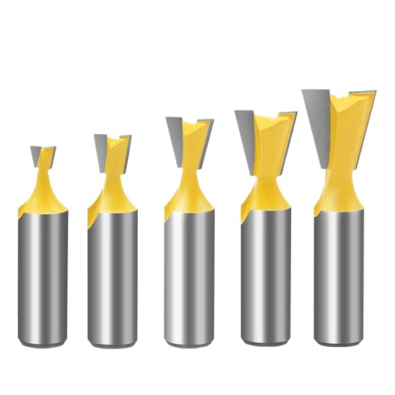 Фрезы вольфрамовые промышленного класса с хвостовиком 12 мм 5 шт.