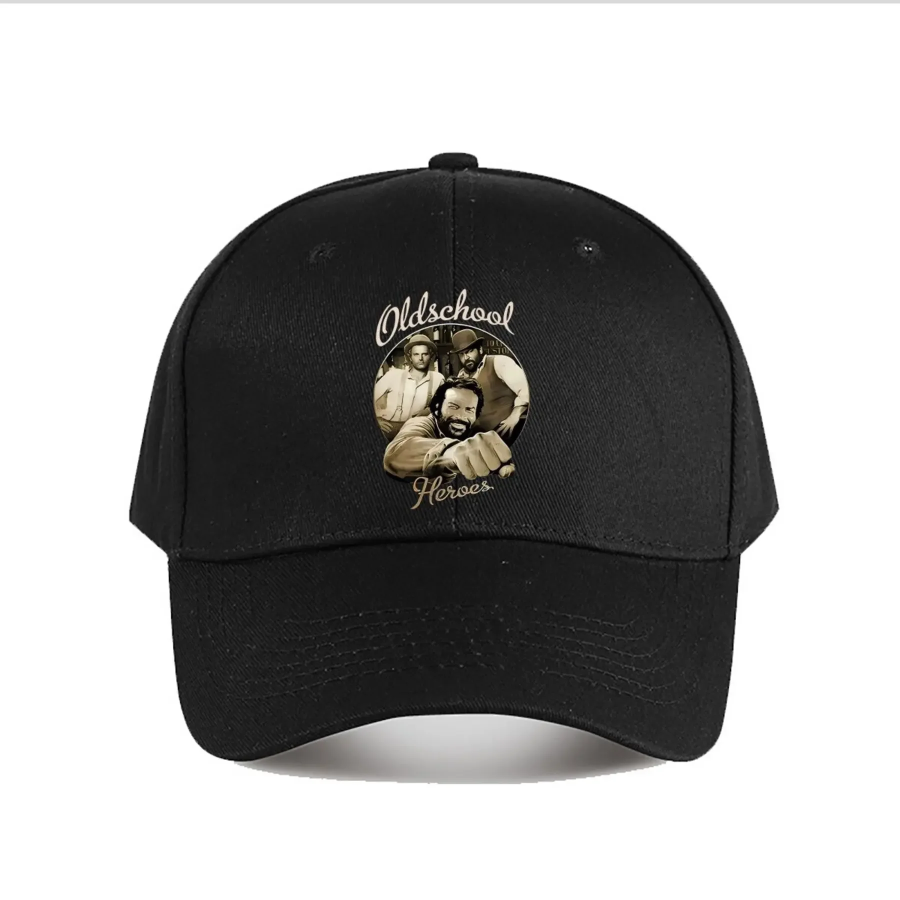 1 шт. Бейсбольная кепка Old School Bud Spencer Tribute — легкая 100% полиэстер регулируемая