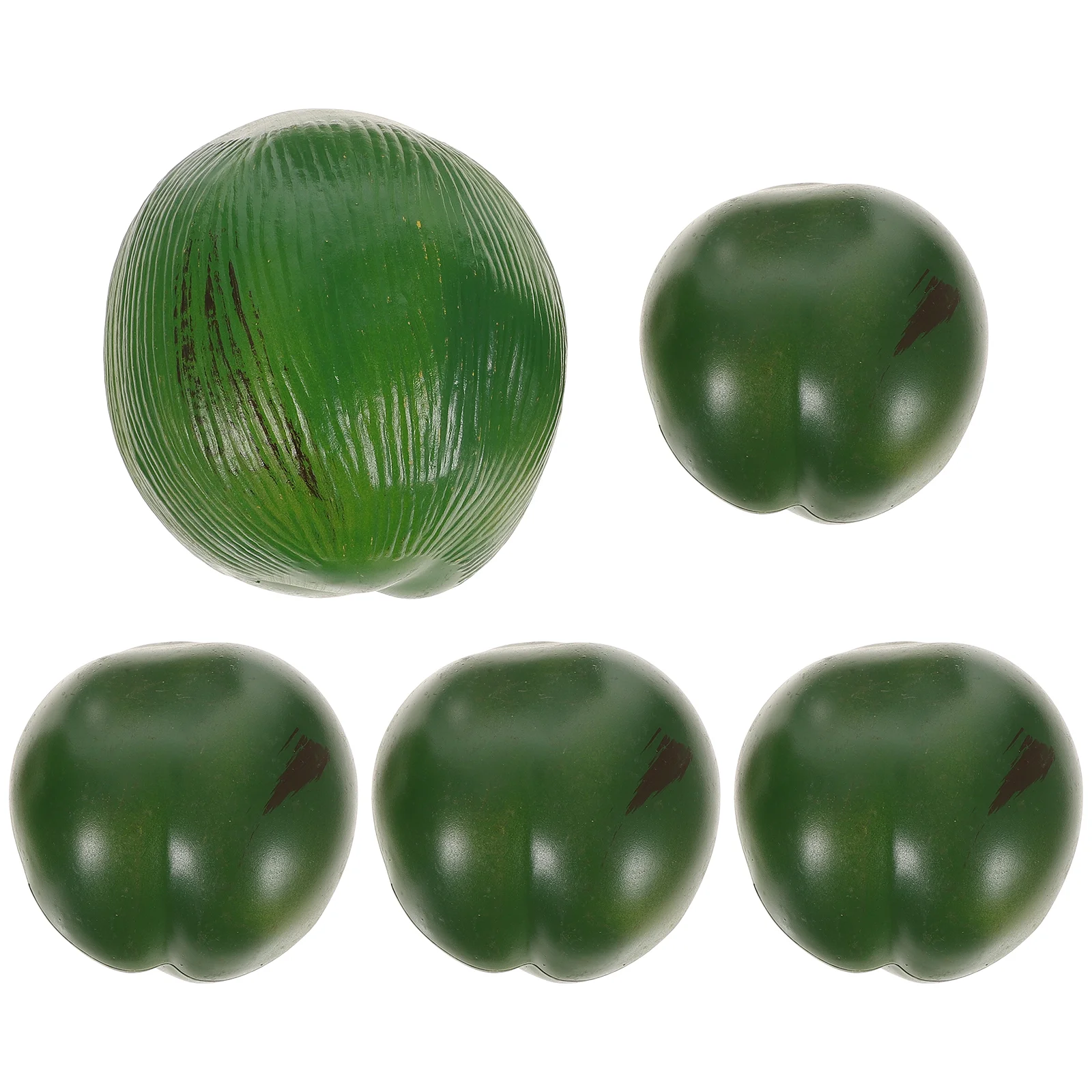 

Artificial Coconuts High Simulation Cokernut: Fruit Lifelike Coconuts 5pcs for Jungle Hawaiian Luau Tropical Wedding Party