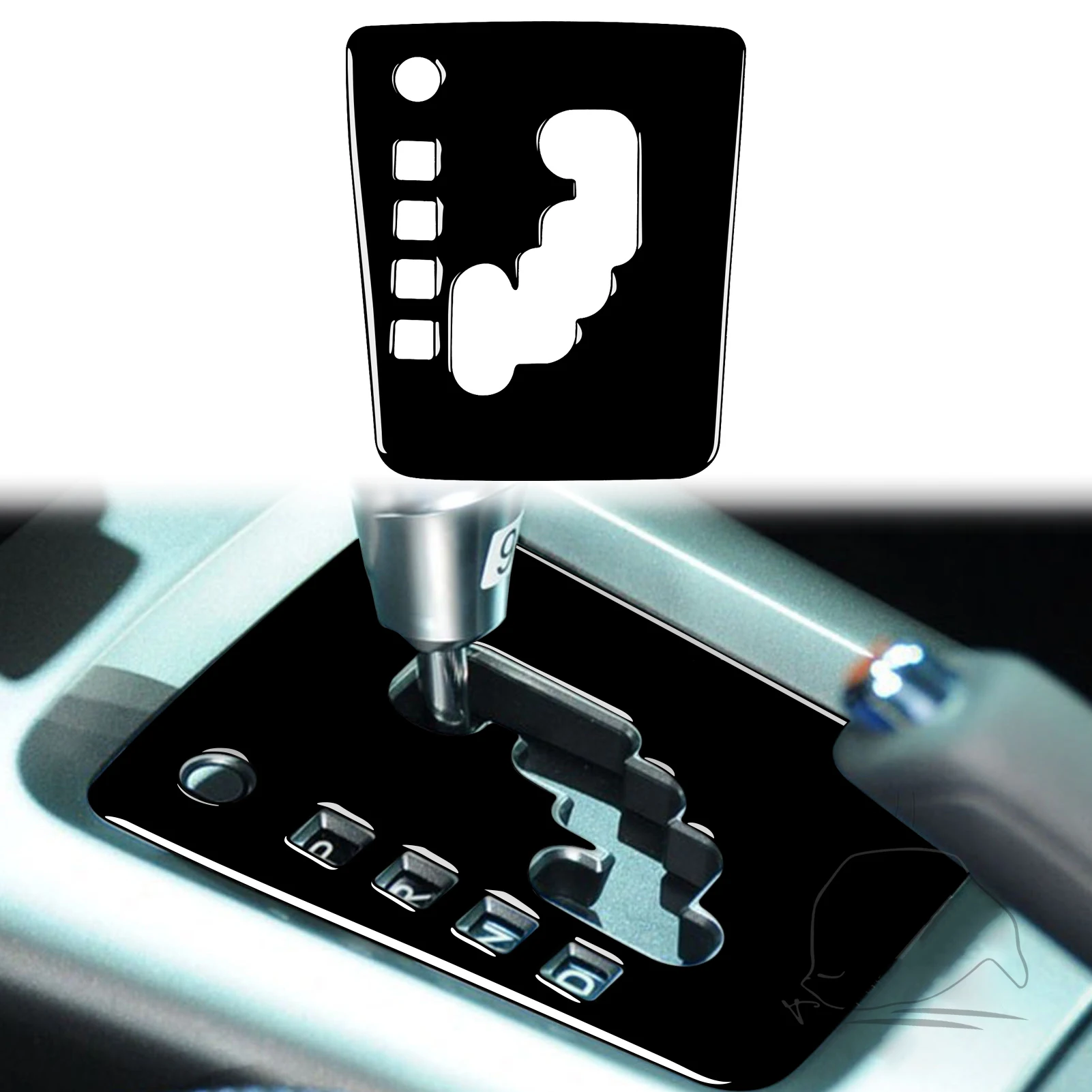 

Gear Shift Panel Decoration Cover Trim Sticker for Subaru Forester 2008 2009 2010 2011 2012 Car Accessories ABS