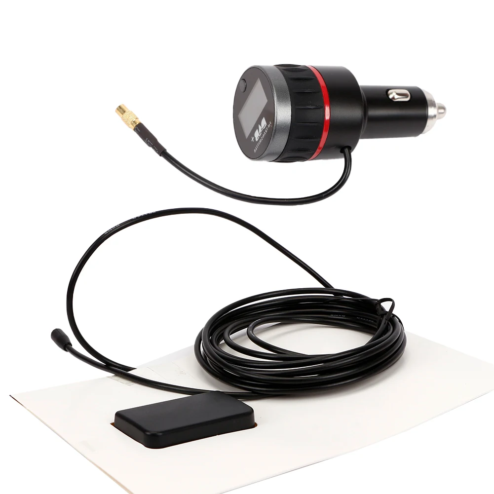 

Car Radio DAB+ Radio Tuner Digital Broadcasting Receiver with FM Transmitter Converter Plug Antenna Kit