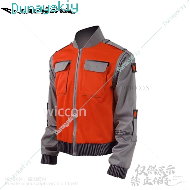 Аниме фильм Назад в футуте косплей Jr Marlene Cos Seamus Marty костюм красного оранжевого