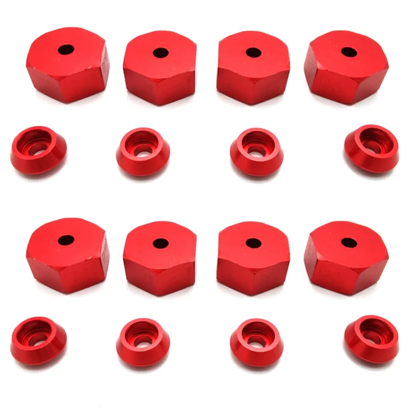 

8 шт., шестигранный адаптер для колес WPL D12 C24 C34 B24 B36 MN D90 D99