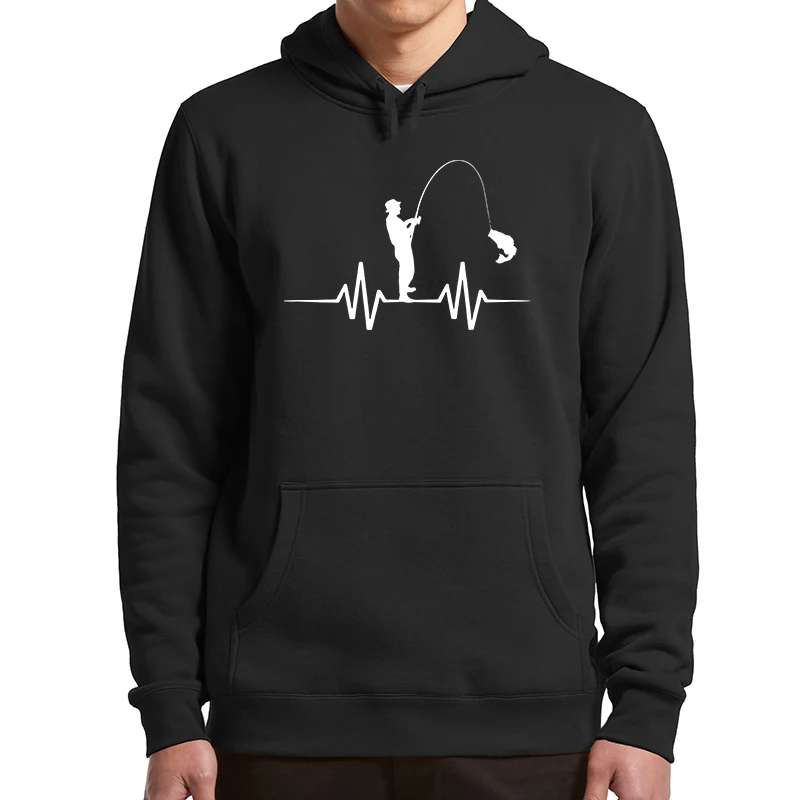

Funny Fishing Logo Hoodies Humor Fish Lovers Dad Gift Hooded Sweatshirt Casual Unisex Soft Pullover For Men Women