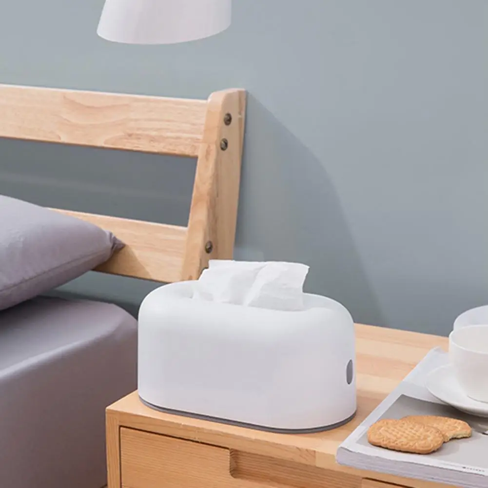 

Comfortable Eco-friendly Napkin Holder ABS for Bedroom Tissue Box to Touch Pumping Paper Case Dispenser for Bedroom