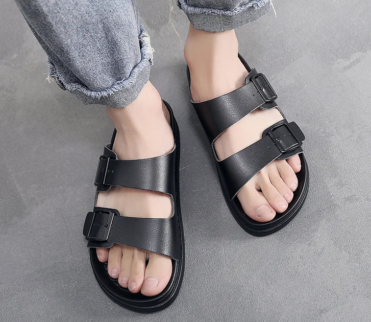 

2021 Summer New Men sandals Fashion casual comfortable man shoes large size beach sandals