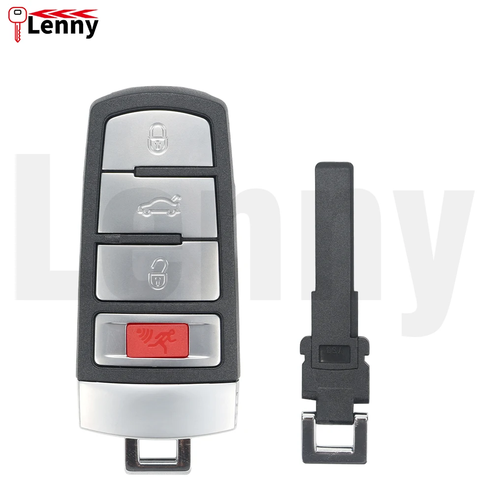 Фото Умный автомобильный ключ-пульт Lenny FCC:3C0959752BA-48chip/3C0959752BG-46chip с 3-4 кнопками для VW Volkswagen Magotan Passat B6 CC 3C B7 №4