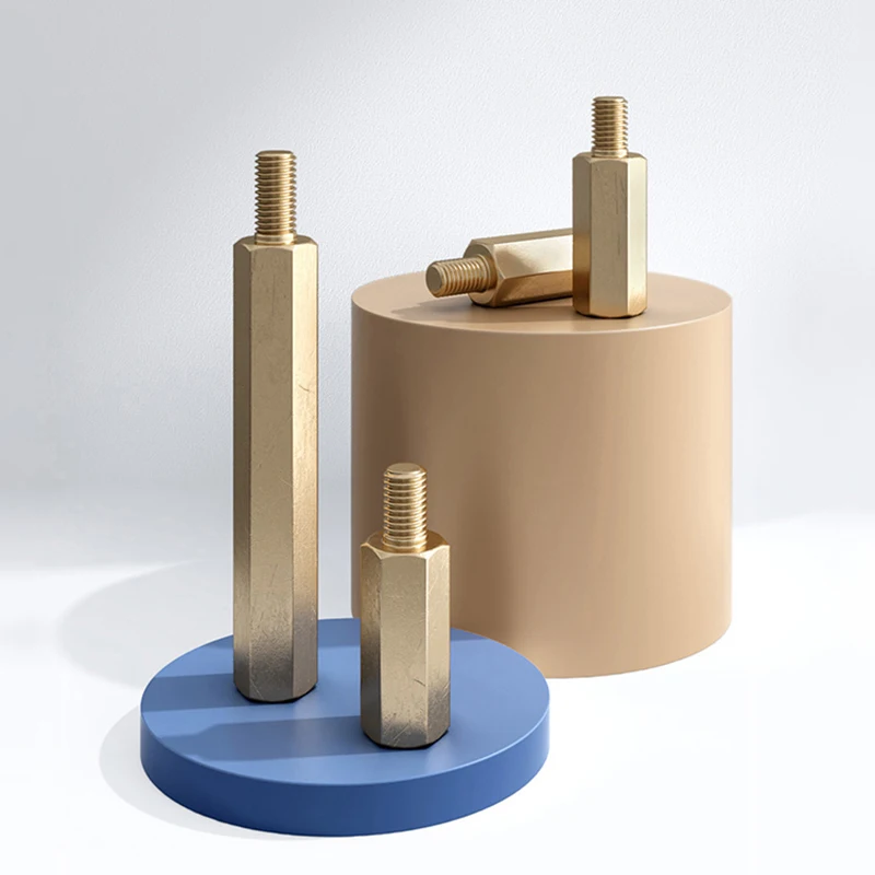 

M3/3mm*TL 3/4/5/6mm Hex Male Female Brass Standoff Board Stud Pillar PCB Motherboard Spacer Screw Bolt