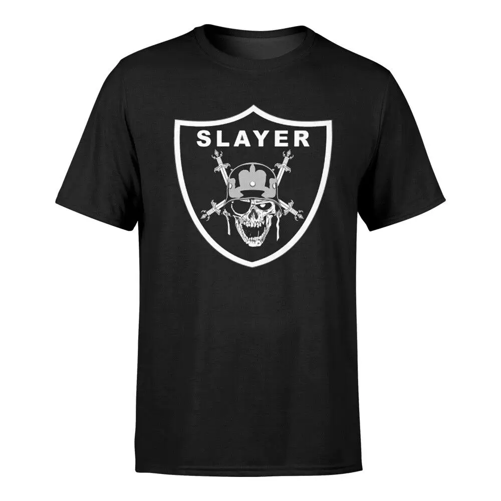 Футболка Slayer Slayders металлический ремешок Официальный Черный Новинка