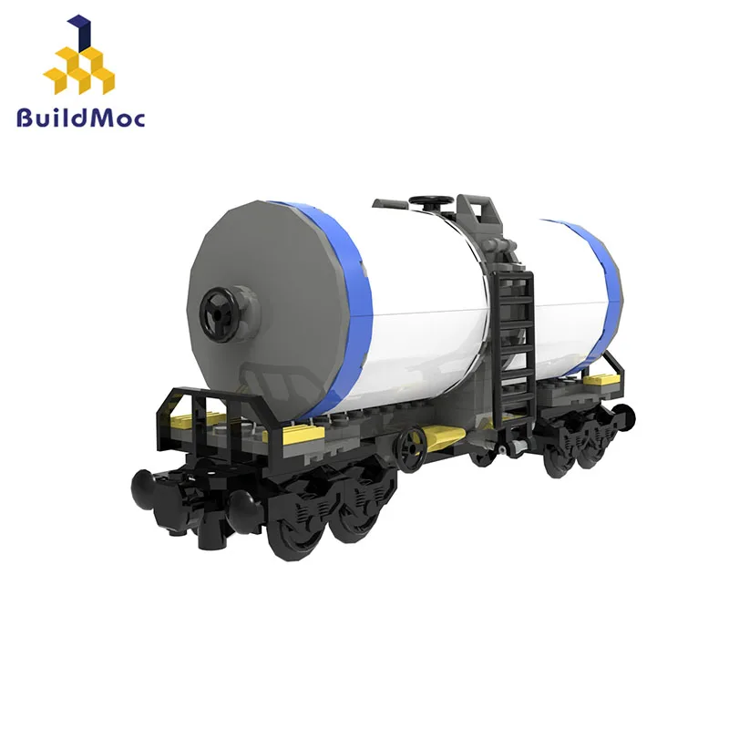 

Tanker Wagon Building Blocks BuildMoc Compatible D B All Type Train Steam Locomotive Bricks Model Toy For Children Birthday Gift