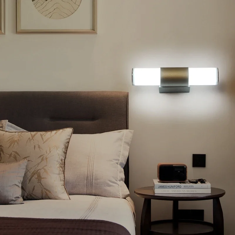 Зеркальная настенная лампа водонепроницаемый алюминиевый светильник в виде