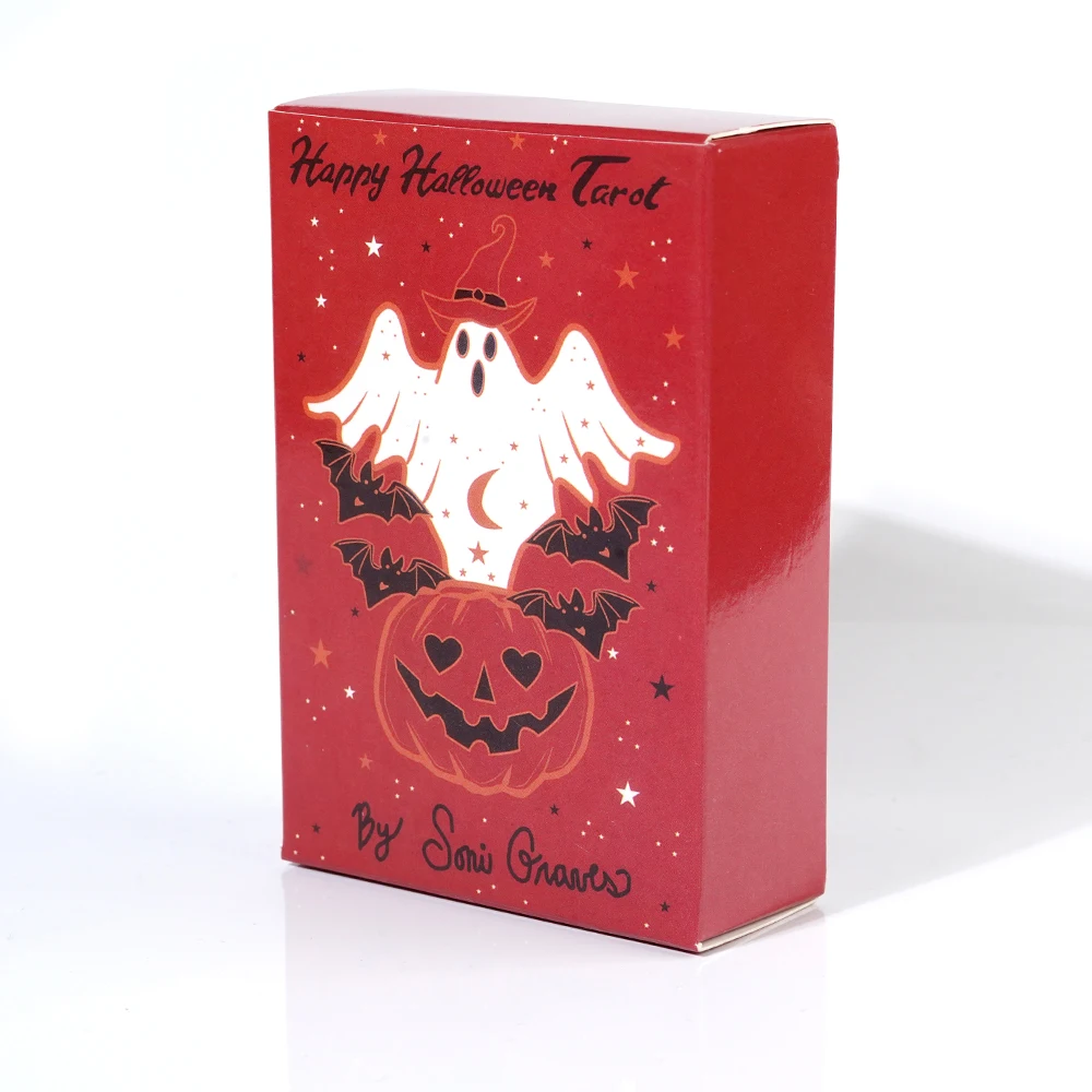 

Happy Halloween Tarot Cards Divination Playing Cards Board Games Card Game