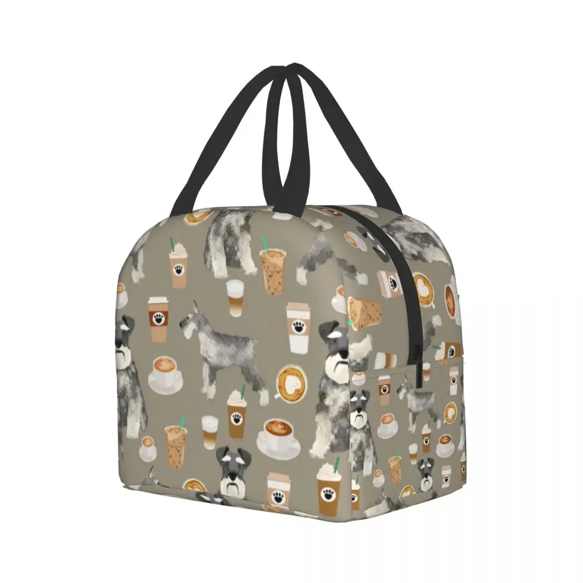 Шнауцер кофейная собака порода Домашние животные искусство чистая кафе