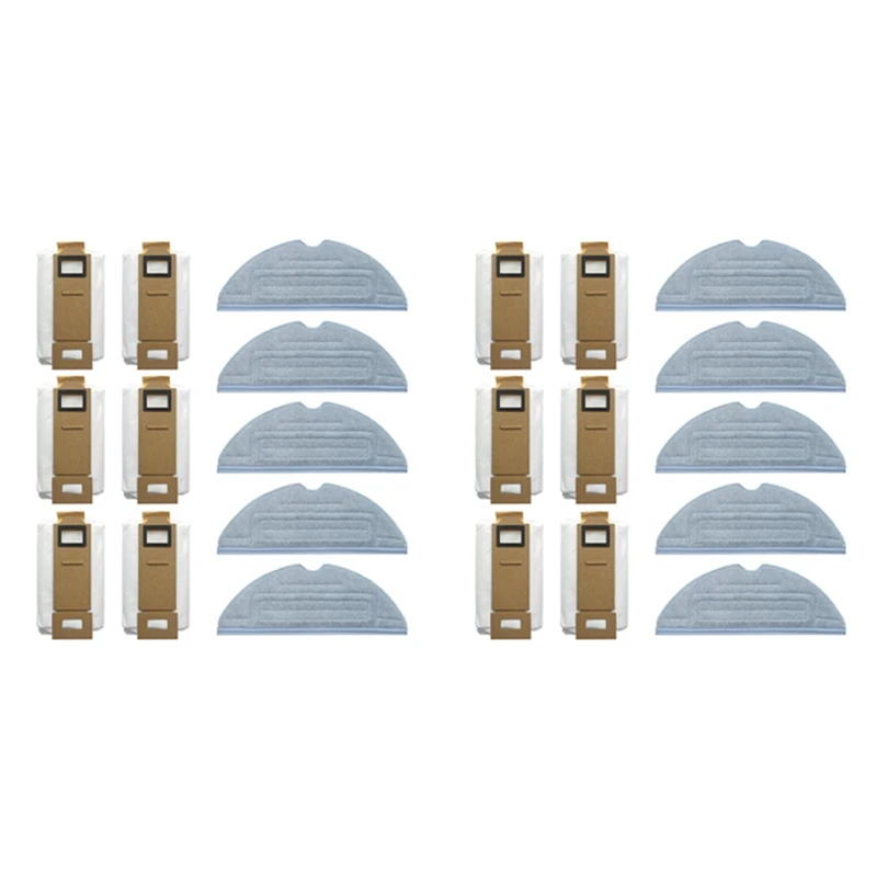 

22Pcs For Xiaomi Roborock S7 S7 Plus T7 T7S T7plus Robot Vacuum Cleaner Mop Cloth Dust Bag Parts
