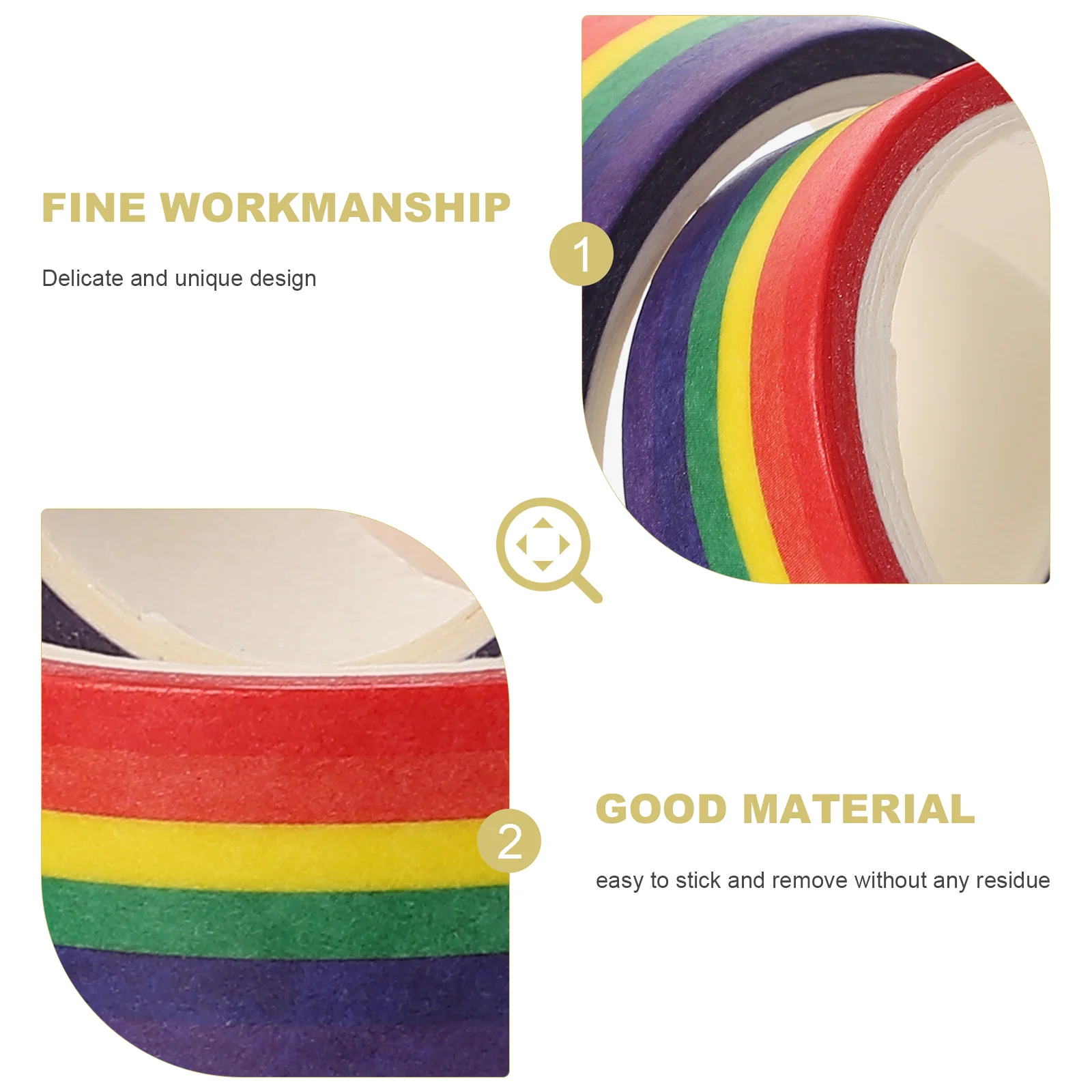 Ленты для гей-прайда наклейки Та же и васи подарочная упаковка японская бумажная