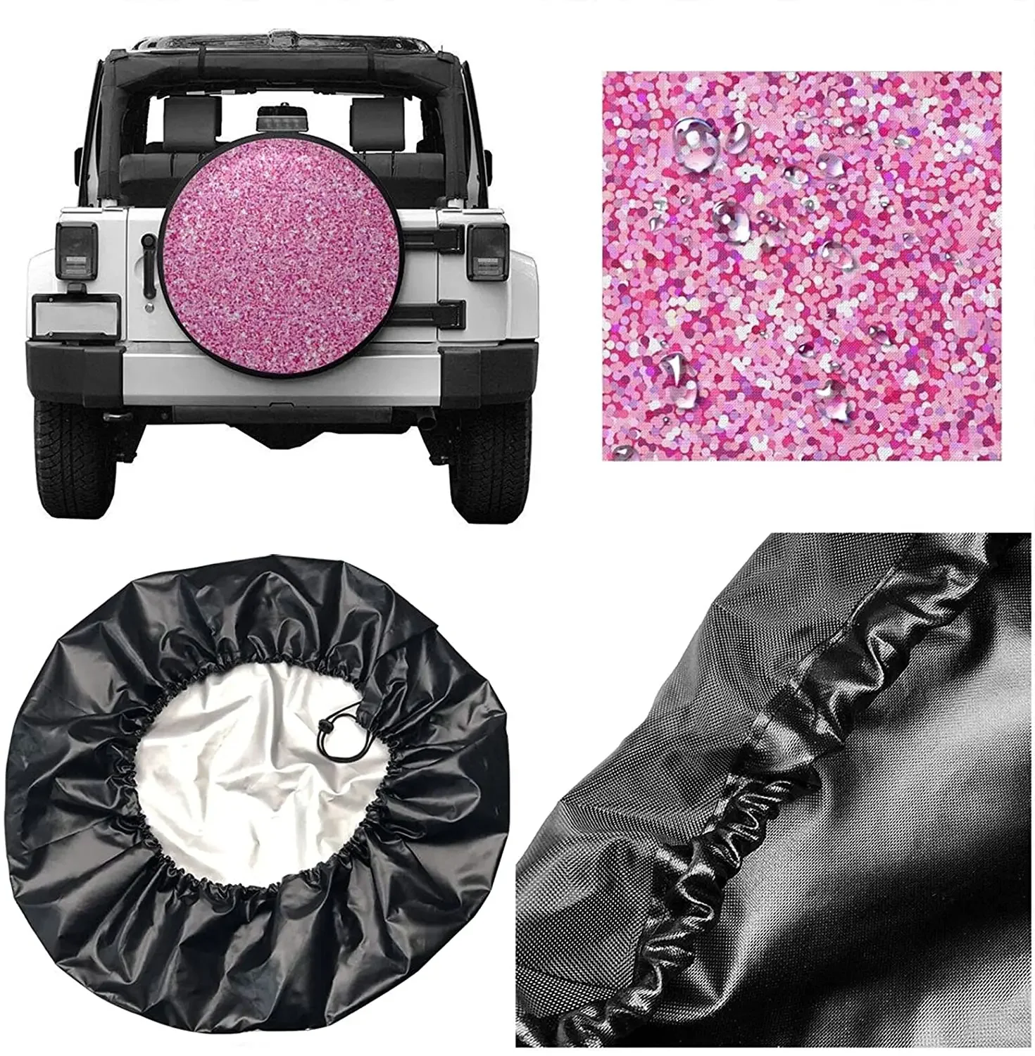 Осенний Декор Delumie розовые блестящие запасные покрышки для женских шин домов на