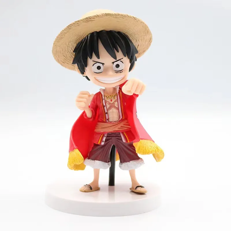 

New 15cm Anime Figure One Piece Monkey D. Luffy PVC Removable Figure Collection Model Desktop Ornament Christmas Birthday Gift