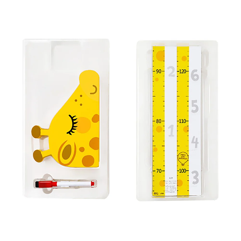 

Height Chart Wall Growth Decal Sticker Nursery Baby Record Kid Kids Peel Stickers Wallpaper Giraffe Measure Measuring Mural