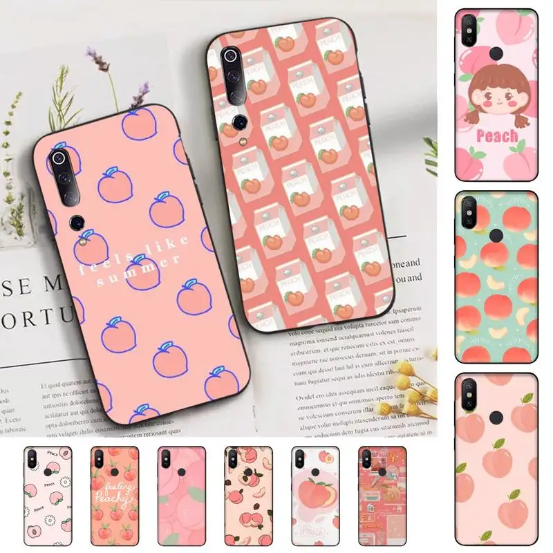 

ummer day Peache Phone Case for Xiaomi mi 5 6 8 9 10 lite pro SE Mix 2s 3 F1 Max2 3