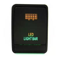 led car push switch bar black for driving light for nissan for spot light