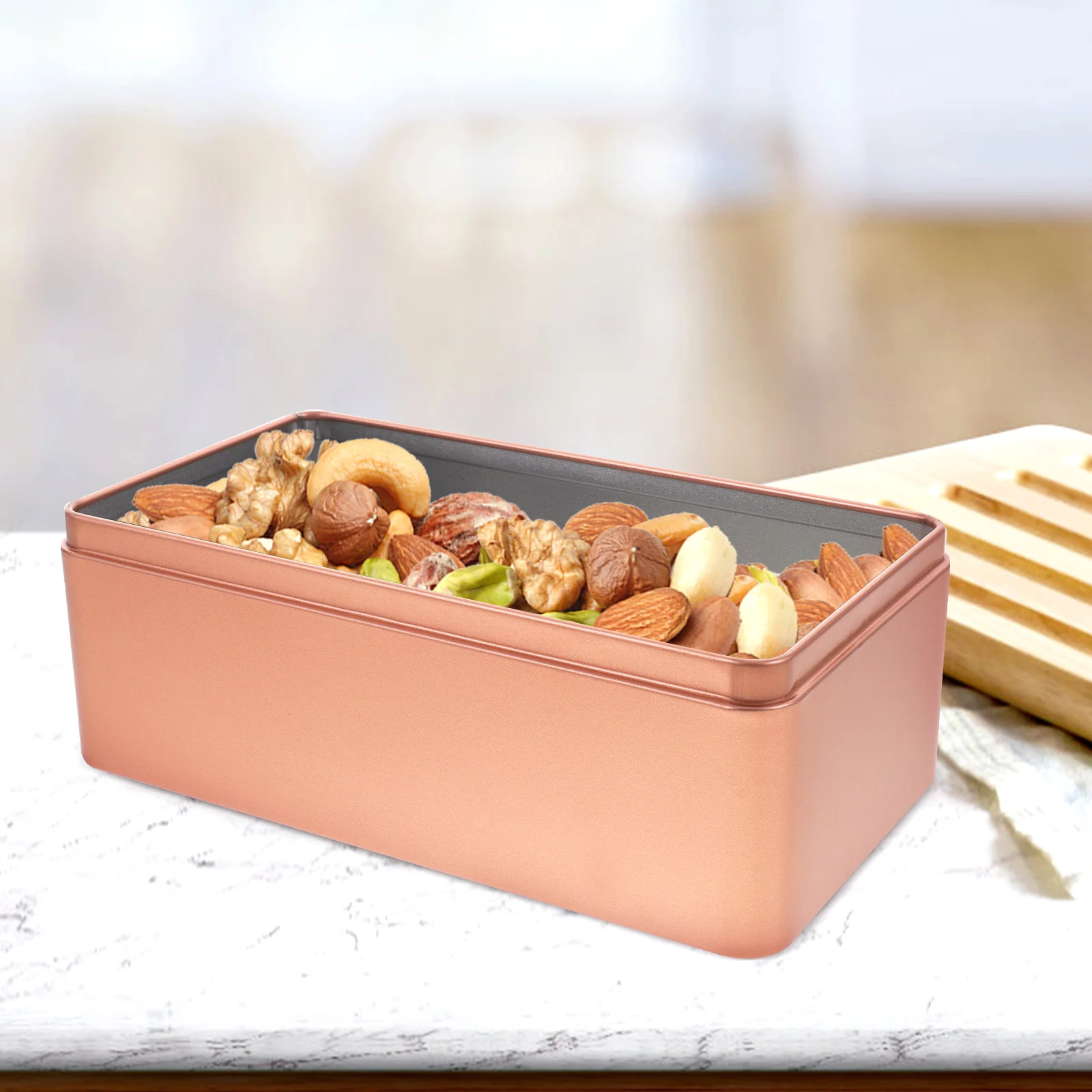 Коробки из жести подарочные контейнеры для еды с крышками футляр хранения