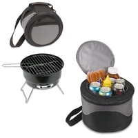 foldable bag storage stove round grill charcoal outdoor portable bbq