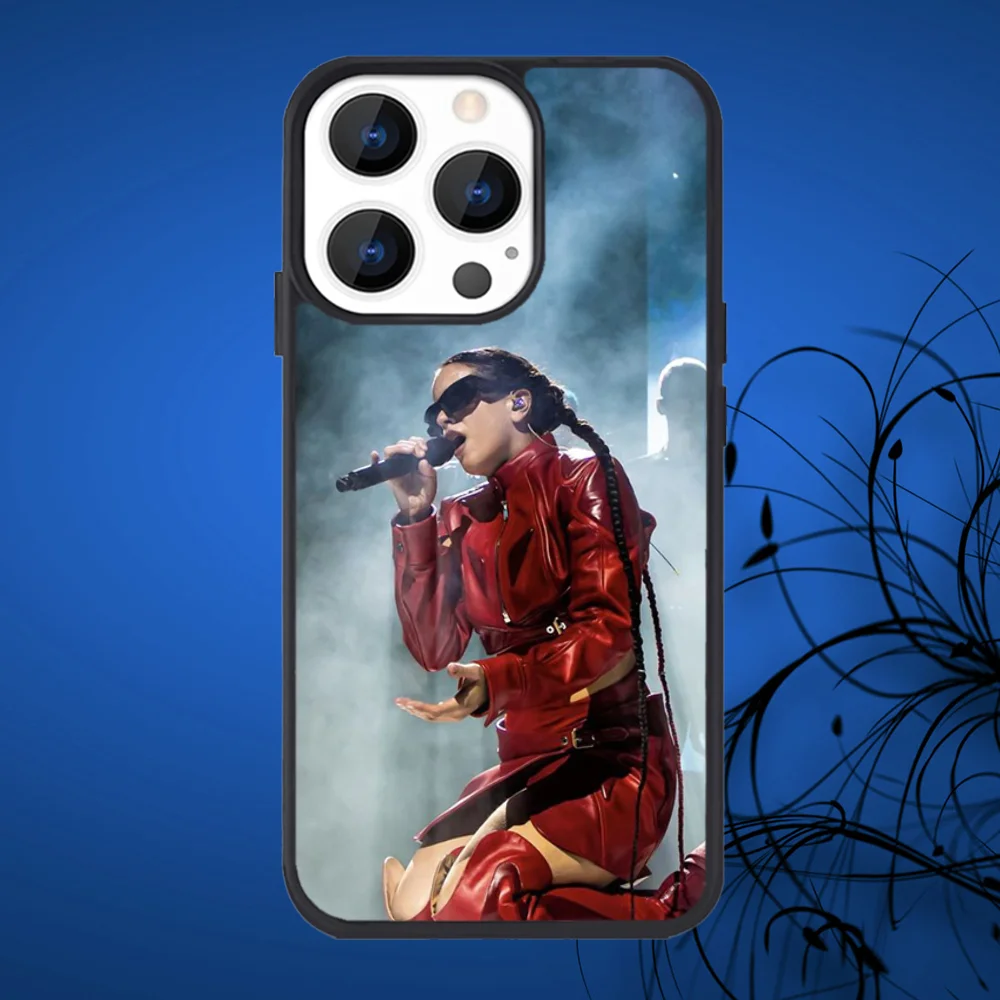 Чехол для телефона Spanish Singer R-Rosalia iPhone 15 14 13 12 11 Plus Pro Max Mini Magsafe с магнитной