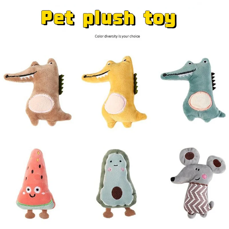 

Мультяшная игрушка для домашних животных, плюшевая жевательная игрушка, собака, кошка, Интерактивная игрушка, котенок, щенок, игра для мозга...