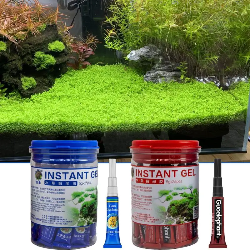 

Coral Frags Water Plant Moss Fixed Multipurpose Rock Aquarium Instant Glue Heavy Duty Adhesion Fish Tank Small Pet Accessories