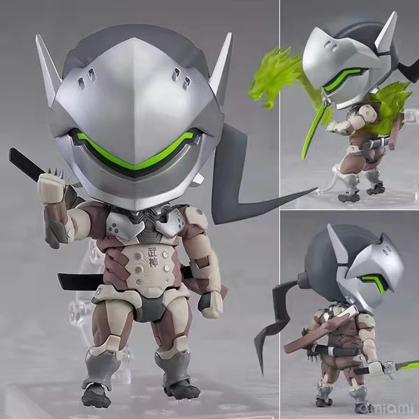 

[В наличии] 100% оригинальная 10 см аниме фигурка ГК Overwatch Genji Классическая Кожа Коллекционная модель куклы аниме периферийные товары