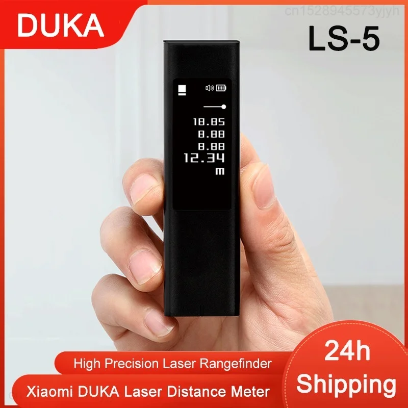 

Дальномер лазерный Xiaomi DUKA LS5 с сенсорным экраном, 40 м