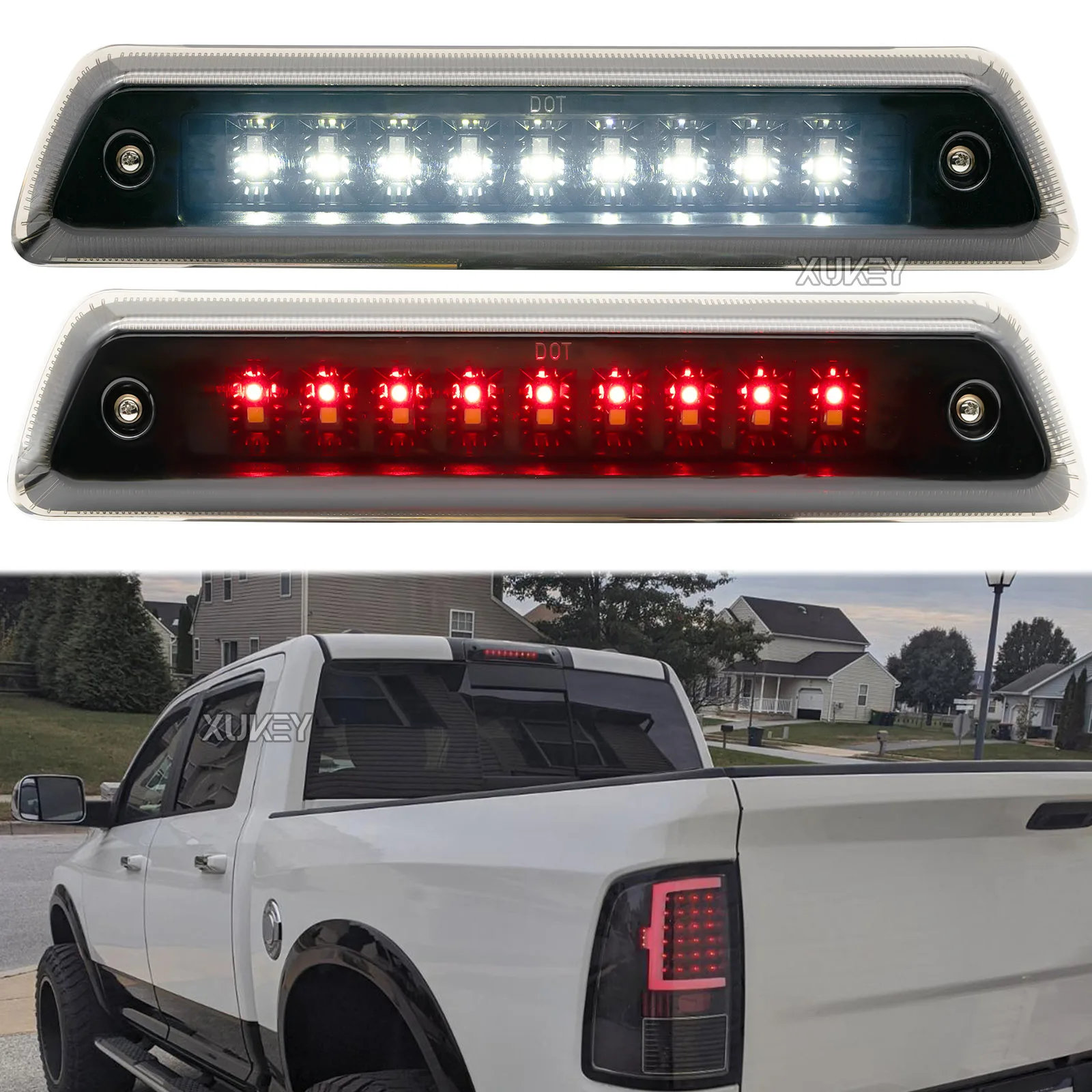 

LED Third Brake Light High Mount Stop light Tail Rear Cab Cargo Light For Ford F150 2009 2010 2011 2012 2013 2014 Pickup