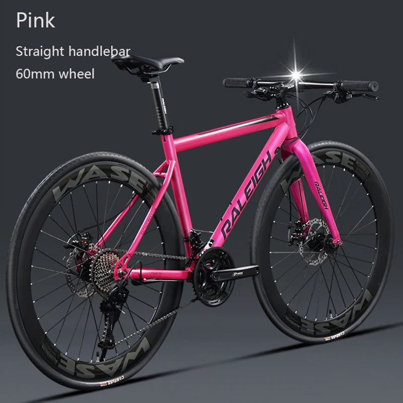 Дорожный велосипед 700C 27/ 30 скоростей дисковый тормоз гоночный рама из