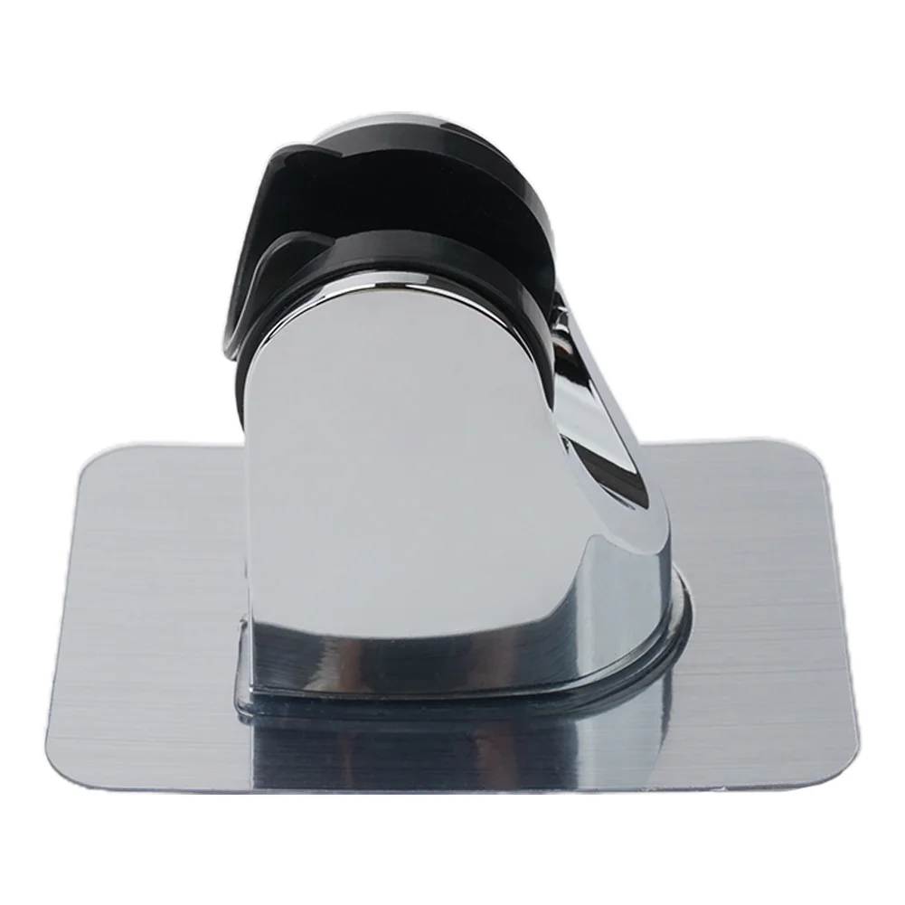 

Head Holder Shower Bracket Stable Waterproof 9.5x7x6cm ABS+metal Adjustable Direction Fit Smooth Surfaces Silver