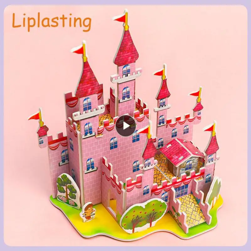 

Cardboard Child Safety The Perfect Gift Puzzle Building Blocks Colorful Design Puzzle Toys Children's Toys Building Model