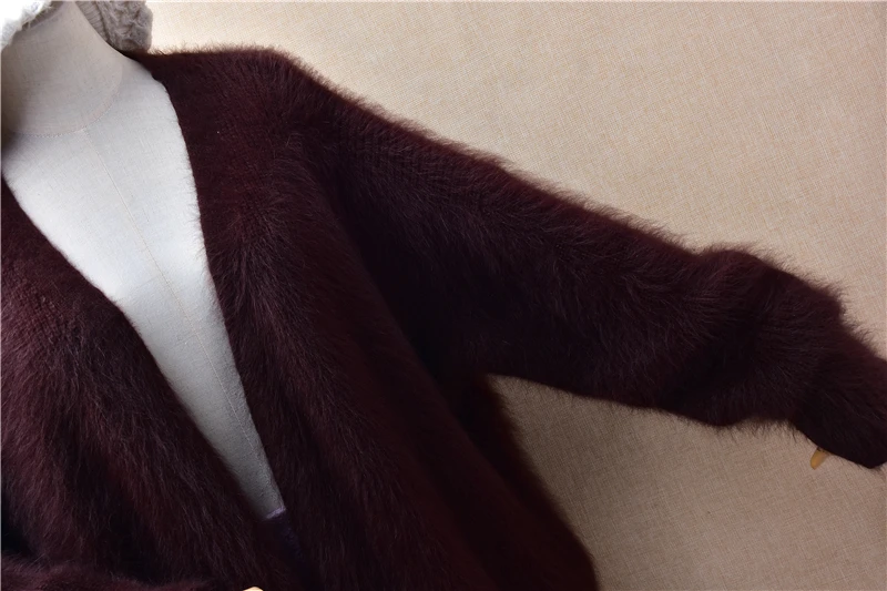 Женская осенне-зимняя одежда Mujer волосатый плюшевый норковый кашемировый