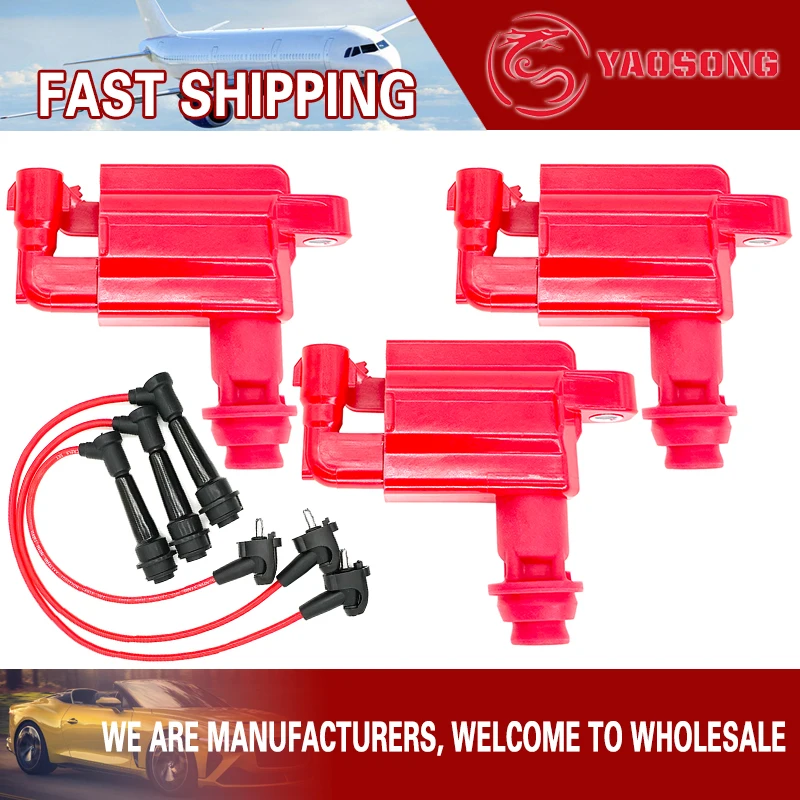 

3 шт. катушка зажигания высокой мощности 90919-02216 для TOYOTA Lexus GS300 IS300 SC300 Supra 1JZ 2JZ GE GTE 98-05 3.0L 9091902216 UF228