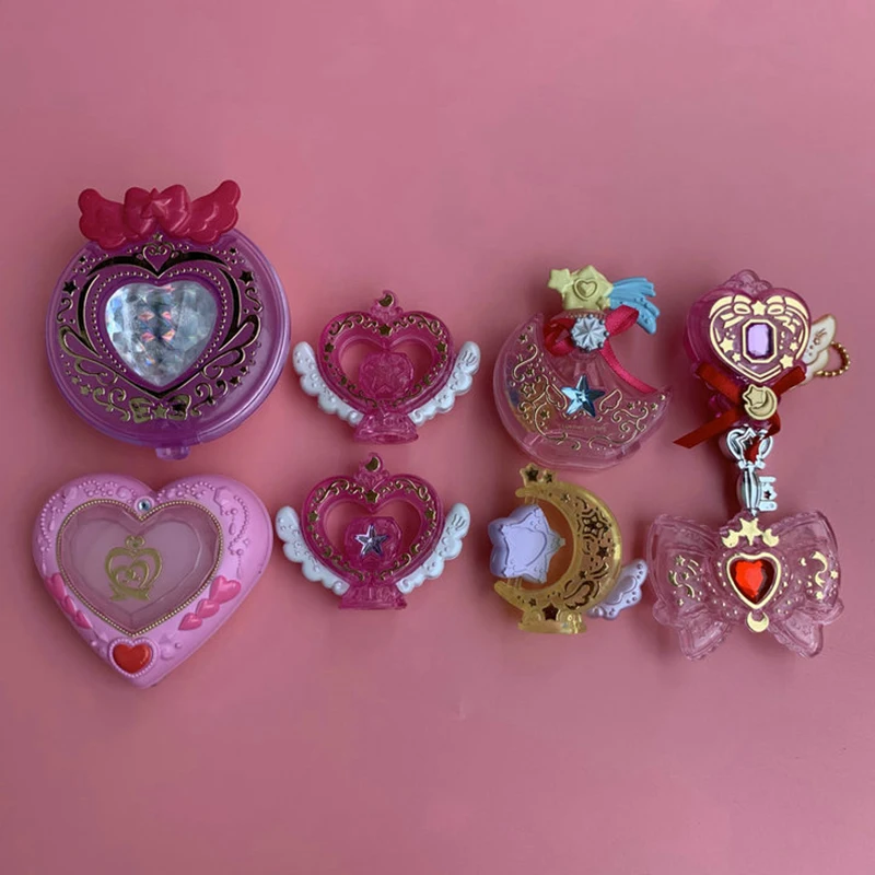 

Косметическое зеркало BANDAI Pretty Cure, шкатулка для украшений, трансформаторная модель с орнаментом, игрушка, фигурка морфира