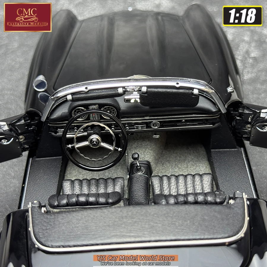 Фото ЭКСКЛЮЗИВНАЯ МОДЕЛЬ CMC 1/18 MB 300 SL W198 кабриолет. Модель классического автомобиля. Коллекция. Металлический материал. №4