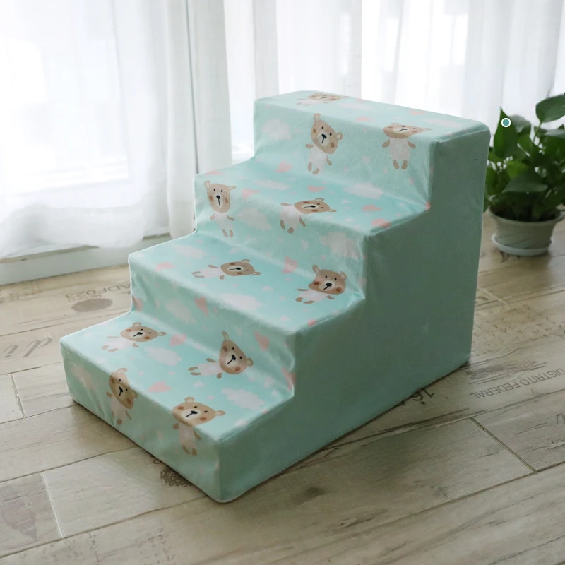 

Pet Stair Dog Climbing Small Stairs Kitten Stepping Bed Four-layer Ladder Go To