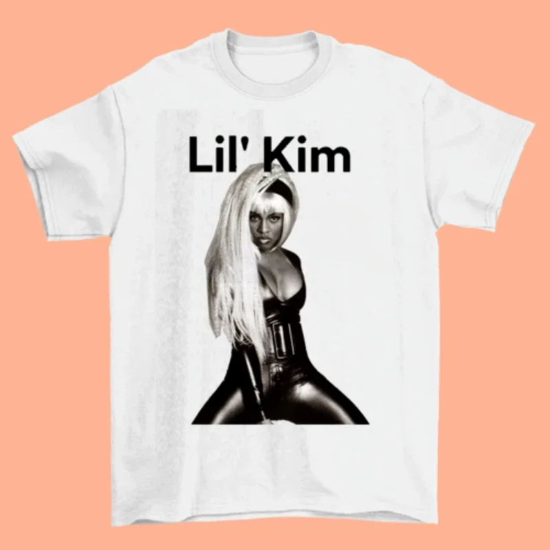 Lil&ampapos Kim's забавный принт в стиле хип-хоп повседневная уличная одежда летние