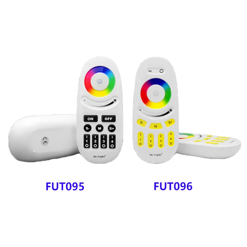 

Mi Light 2.4G 4-Zone FUT095 FUT096 RGB RGBW LED Controller Button/Touch RF Wireless Remote for MiLight LED Bulb Strip lamp Light