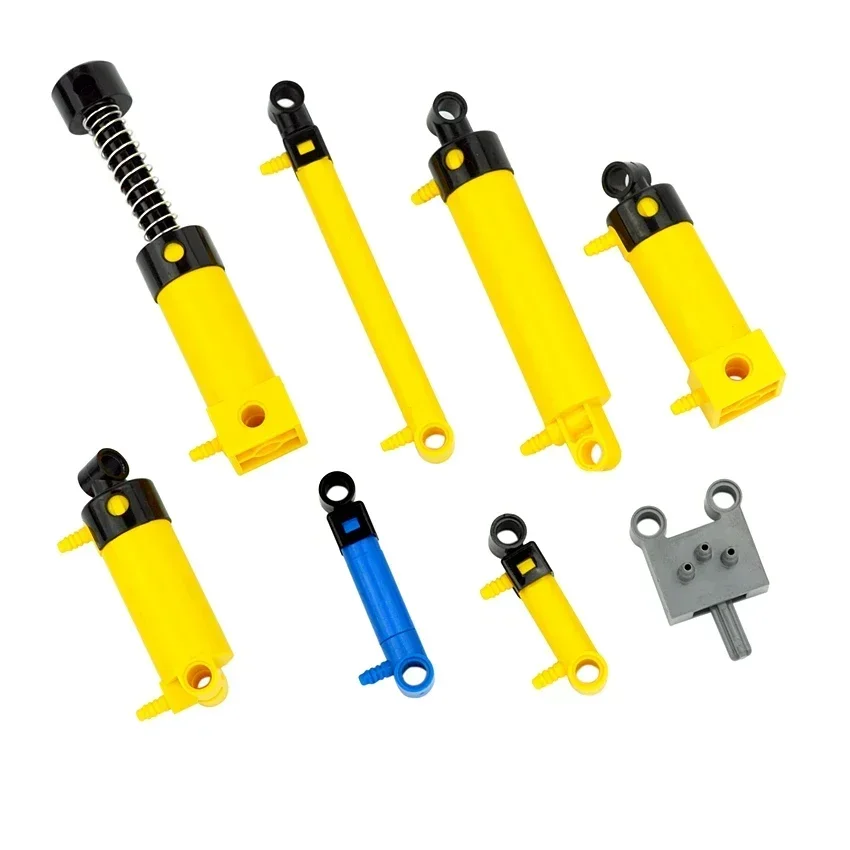 Механические детали MOC Blocks Маленький пневматический насос (6 л) V2 с усиленным