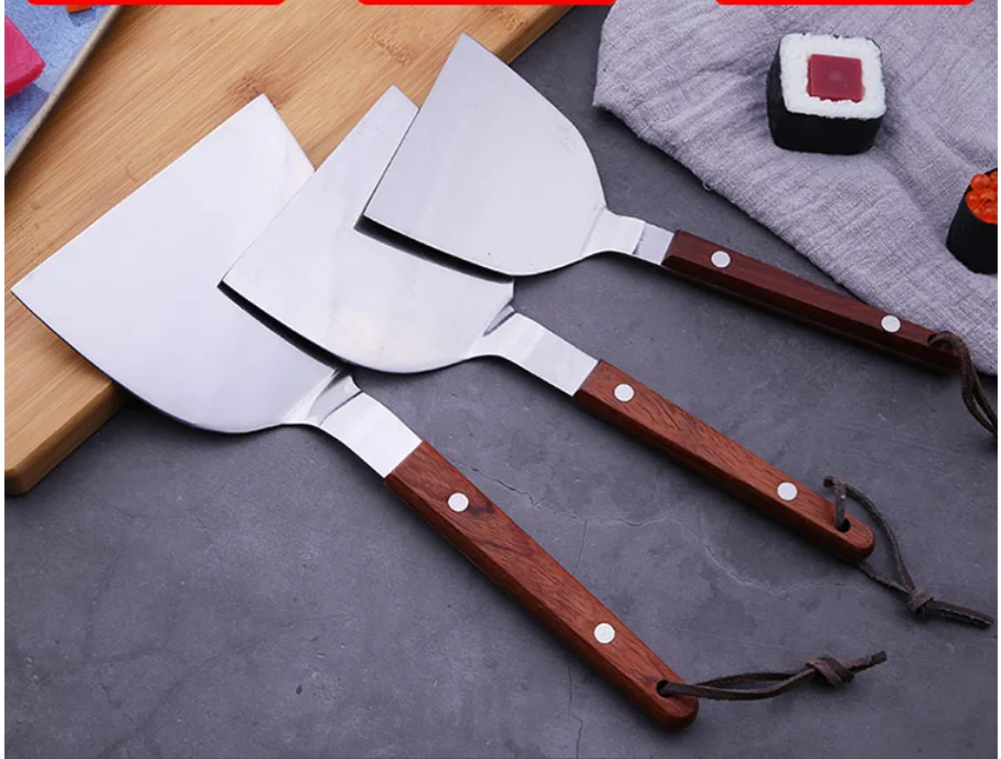 

Japanese Restaurant Grilled Steak Teppanyaki Stainless Steel Spatula