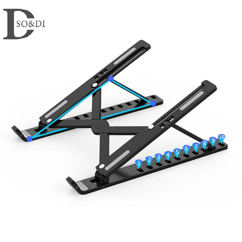 Регулируемая Складная подставка для ноутбука 10 передач Портативная аксессуары