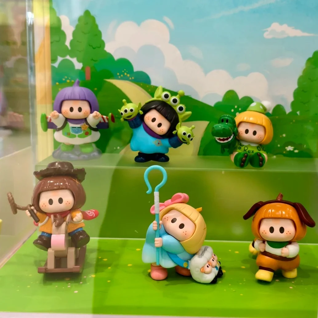 Фото Новые фигурки YOYO Toy Story 5: «Как вырастить детей» — Базз Лайтер, Джесси, Вуди, инопланетяне. Аниме-модели, загадочные коробки-сюрпризы, игрушки, подарки. №1