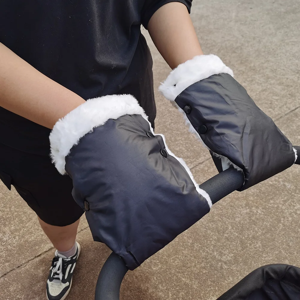 

1 пара, водонепроницаемые варежки для детской коляски