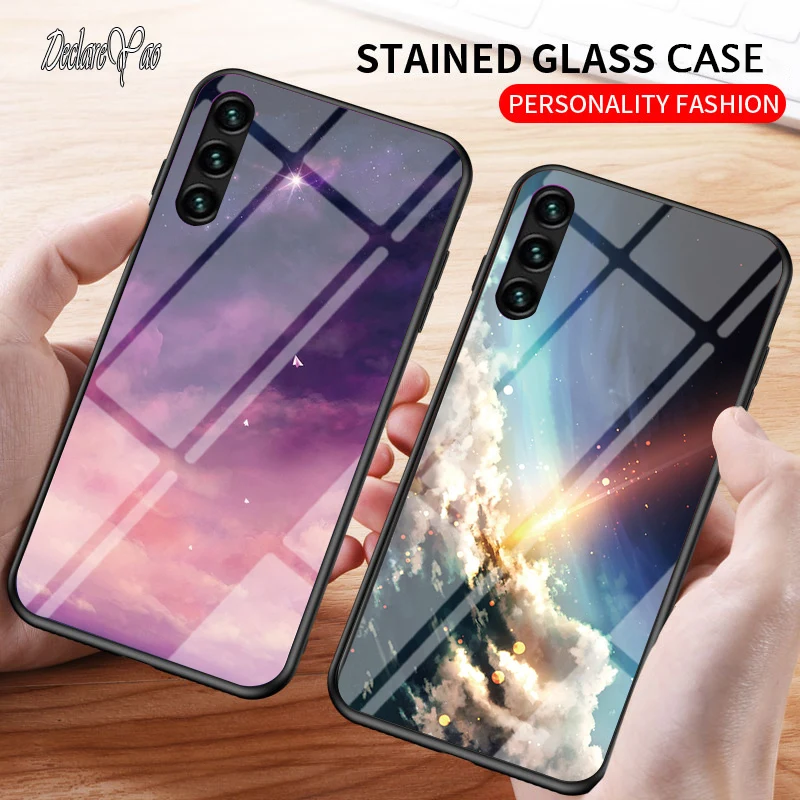 

A6 A7 A8 Glass Cover Hard Mirror Case For Samsung Galaxy A8S A9S A9 Pro Case Cover Glass Phone Cases For Galaxy A01 A02 A03S A04