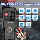 Автомобильный анализатор аккумулятора KINGBOLEN BM510 Motorcycle6V 12 В 24 в анализатор аккумулятора 2000 CCA зарядка стандартный диагностический сканер Инструменты