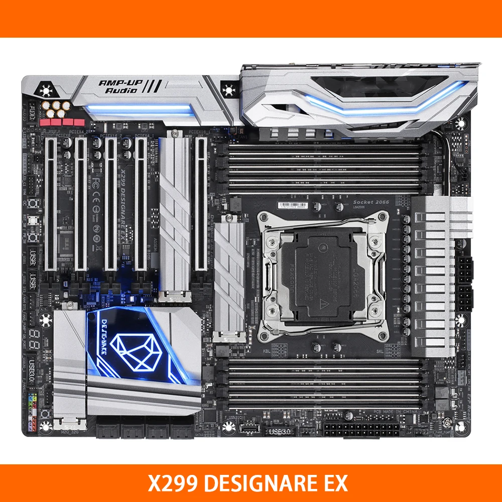 

X299 для Gigabyte X299 DESIGNARE EX LGA2066 DDR4 256 ГБ ATX поддерживает процессоры Core X Series, материнская плата высокого качества, быстрая доставка